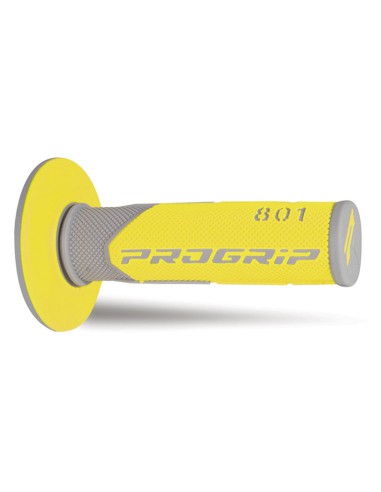 PROGRIP MANETKI PG801 OFF ROAD (22+25MM, DŁ.115MM) KOLOR SZARY/ŻÓŁTY (DWUSKŁADNIKOWE) (801-289) (PG801/1) - PROMOCJA - STD CENA