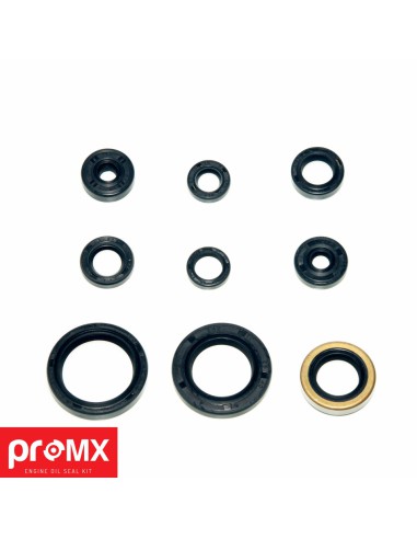 PROMX PROMOCJA KOMPLET (ZESTAW) USZCZELNIACZY SILNIKOWYCH KAWASAKI KXF 250 (04-05) SUZUKI RMZ 250 (04-05) (9SZT.)