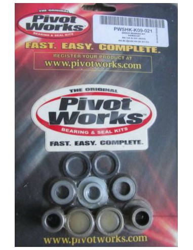 PIVOT WORKS ZESTAW NAPRAWCZY AMORTYZATORA TYLNEGO (CENTRALNEGO) KAWASAKI KX 80/85 (98-11) - WYCOFANY Z OFERTY