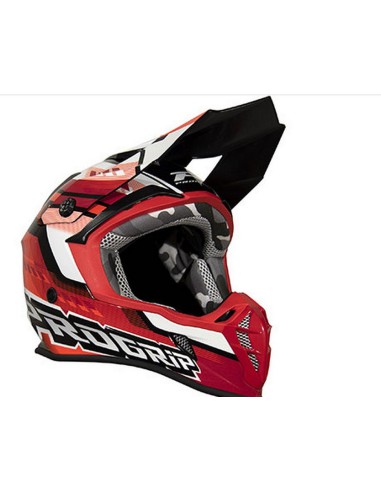 PROGRIP KASK PG3180 AP71 KOLOR CZERWONO-BIAŁY ROZM.XL (3180-130) - WYPRZEDAŻ