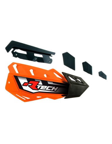 RACETECH (RTECH) PLASTIKI ZAMIENNE DO OSŁON RĄK (HANDBARÓW) FLX / ALU / ATV KOLOR POMARAŃCZOWY