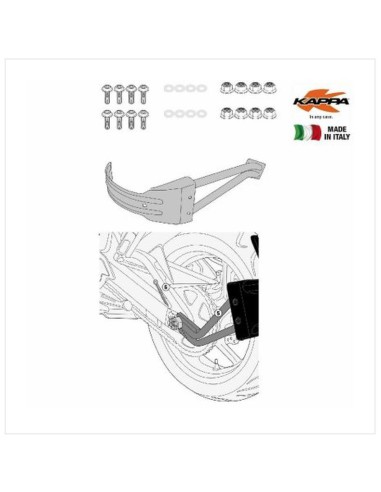 KAPPA MOCOWANIE BŁOTNIKA KRM02 YAMAHA MT-07 TRACER (16-19) - ZASTĘPUJE RM2130KIT