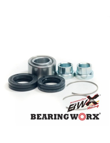 BEARING WORX ZESTAW NAPRAWCZY MOCOWANIA (ŁOŻYSKA) AMORTYZATORA TYLNEGO GÓRNE SUZUKI DRZ 400 '00-'14, RM 125/250 '96-'00