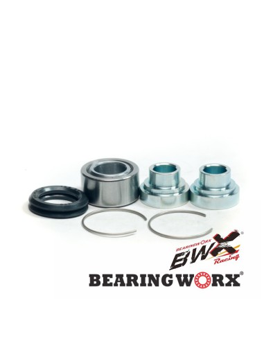 BEARING WORX ZESTAW NAPRAWCZY MOCOWANIA (ŁOŻYSKA) AMORTYZATORA TYLNEGO GÓRNE YAMAHA YZ 125/250 '98-'18, YZF 250/426/450 '01-'18,