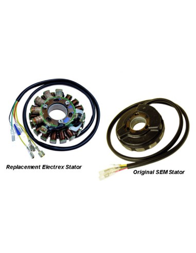 ELECTREX UZWOJENIE ALTERNATORA (STATOR) ZE ŚWIATŁAMI KTM 400/600/620 '83-'99(LC4), HUSABERG DO '99, HUSQVARNA TE410/510