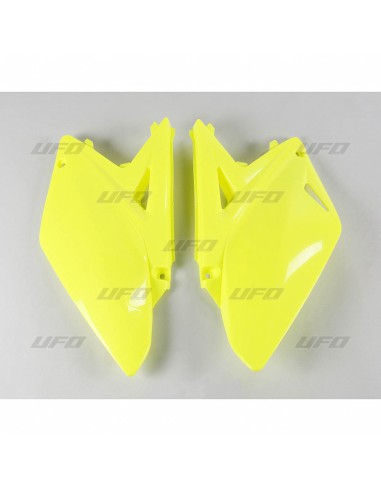 UFO BOCZKI TYLNE SUZUKI RMZ 250 '10-'18 KOLOR ŻÓŁTY FLUO