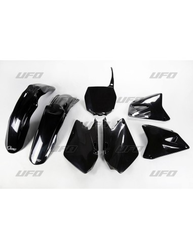 UFO KOMPLET PLASTIKÓW SUZUKI RM 125 / 250 '01-'22 KOLOR CZARNY (SU402E001)