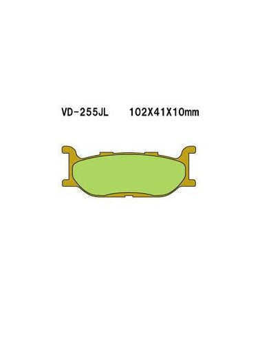 VESRAH KLOCKI HAMULCOWE KH179 SPIEK METALICZNY (ZŁOTE) (MADE IN JAPAN)