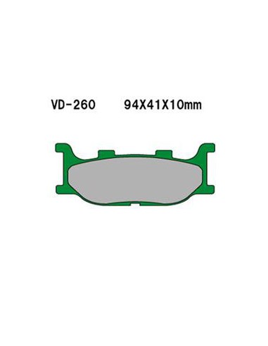 VESRAH KLOCKI HAMULCOWE KH199 (MADE IN JAPAN)