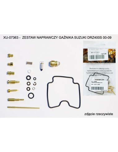 PSYCHIC ZESTAW NAPRAWCZY GAŹNIKA SUZUKI DRZ400S 00-09 (26-1107) (NA 1 GAŹNIK)