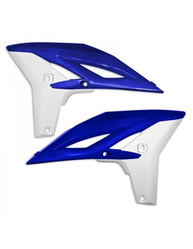 UFO OSŁONY CHŁODNICY YAMAHA YZF 250 '11-'13, WRF 450 '12-'15 KOLOR OEM (BIAŁY/NIEBIESKI)