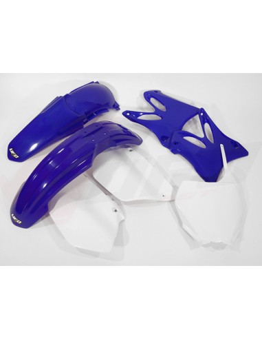 UFO KOMPLET PLASTIKÓW YAMAHA YZ 125 '06-'14, YZ 250 '06-'14 KOLOR OEM '06-12 (BIAŁY/NIEBIESKI) (YA302E999)