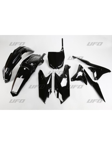 UFO KOMPLET PLASTIKÓW YAMAHA YZF 250 '14-'18, YZF 450 '14-'17 KOLOR CZARNY (YA318E001)