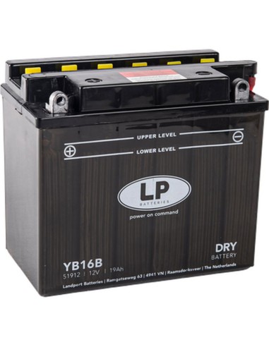 LANDPORT AKUMULATOR YB16B (MD LB16B) 12V19AH 175X100X155 OBSŁUGOWY - ELEKTROLIT OSOBNO (2) UE2019/1148