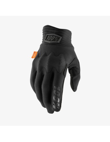 WYPRZEDAŻ 100 PROCENT RĘKAWICE CROSS/ENDURO MODEL COGNITO BLACK/CHARCOAL KOLOR CZARNY ROZMIAR S STARY KOD: 10013-057-10