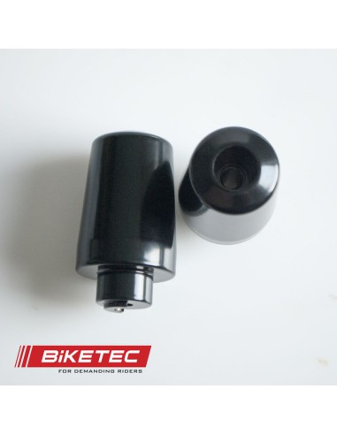 BIKETEC KOŃCÓWKI/CIĘŻARKI KIEROWNICY HONDA (PATRZ OPIS DODATKOWY) KOLOR CZARNY 2403050000, OEM: 53105-MCS-G00