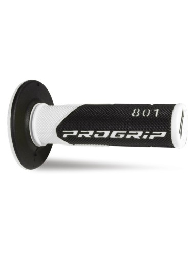 PROGRIP MANETKI PG801 OFF ROAD (22+25MM, DŁ.115MM) KOLOR BIAŁY/CZARNY (DWUSKŁADNIKOWE) (801-137)