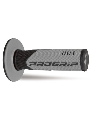 PROGRIP MANETKI PG801 OFF ROAD (22+25MM, DŁ.115MM) KOLOR CZARNY/SZARY (DWUSKŁADNIKOWE) (PG801BK/GY) (801-171)