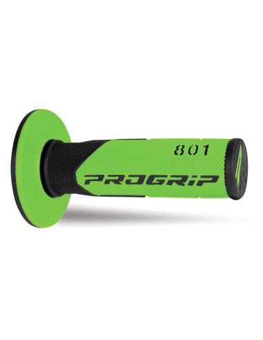 PROGRIP MANETKI PG801 OFF ROAD (22+25MM, DŁ.115MM) KOLOR CZARNY/ZIELONY (DWUSKŁADNIKOWE) (801-138) (PG801BK/GR)