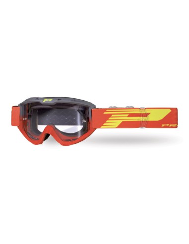 PROGRIP GOGLE PG3450-288 LS RIOT KOLOR SZARY CZERWONY (SZYBA PG3210, NO FOG, NO SCRACHT) (3450-288 TR) - PROMOCJA - STD CENA