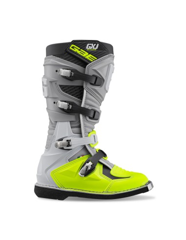 GAERNE BUTY CROSS/ENDURO JUNIOR/KID/DZIECIĘCE MODEL GX-J KOLOR SZARY/ŻÓŁTY FLUO ROZMIAR 34