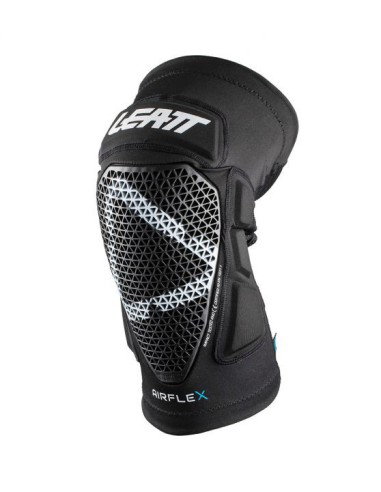 LEATT NAKOLANNIKI OCHRANIACZE KOLAN AIRFLEX PRO KNEE GUARD BLACK KOLOR CZARNY ROZMIAR M