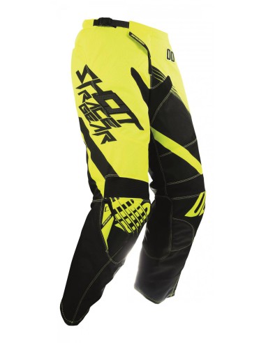 SHOT RACING WYPRZEDAŻ SPODNIE CROSS MODEL CONTACT CLAW NEON YELLOW KOLOR CZARNY/ŻÓŁTY FLUO ROZMIAR 28