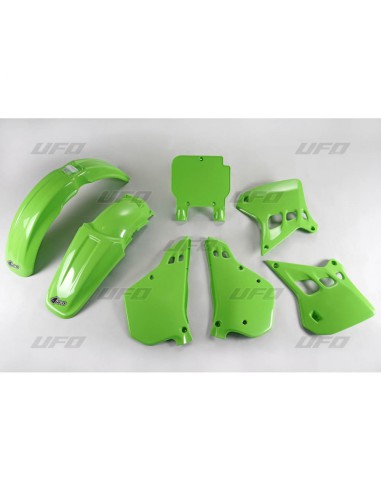 UFO KOMPLET PLASTIKÓW KAWASAKI KX 125 '90-'91 KOLOR OEM '91 (ZIELONY) (KA196E999A)