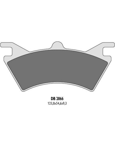 DELTA BRAKING KLOCKI HAMULCOWE KH313 POLARIS 6X6 - ZASTĘPUJĄ DB2066QD-D ORAZ DB2066MX-D