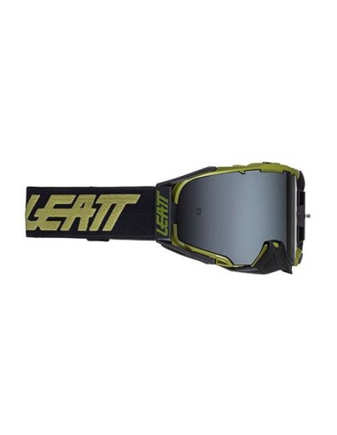 LEATT GOGLE VELOCITY 6.5 DESERT SAND/LIME LENS PLATINUM UC 28% - KOLOR CZARNY/PIASKOWY SZYBKA LUSTRZANA BRĄZOWA