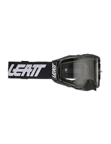 LEATT GOGLE VELOCITY 6.5 ENDURO GOGGLE GRAPHENE CLEAR 83% - KOLOR CZARNY SZYBKA PRZEŹROCZYSTA