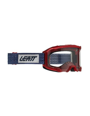 LEATT GOGLE VELOCITY 4.0 MTB GOGGLE CHILLI LENS CLEAR 83% - KOLOR BORDOWY/GRANATOWY SZYBKA PRZEŹROCZYSTA