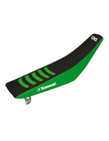 BLACKBIRD POKROWIEC / POSZYCIE NA SIEDZENIE KAWASAKI KX 85 '01-'13 DOUBLE GRIP 3 KOLOR CZARNY ZIELONY