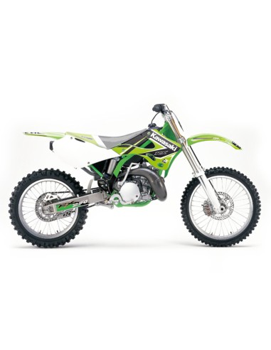 BLACKBIRD KOMPLET NAKLEJEK (OKLEIN) KAWASAKI KX 125/250 '99-'02 DREAM 4 KOLOR ZIELONY CZARNY