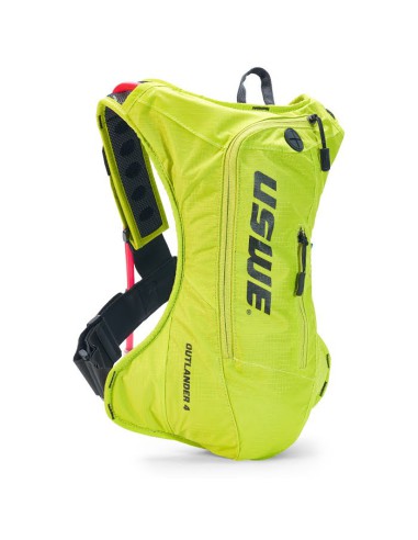 USWE CAMEL BAG OUTLANDER 4 CRAZY YELLOW KOLOR ŻÓŁTY FLUO POJEMNOŚĆ 3L PŁYN (3L+4L PLECAK)