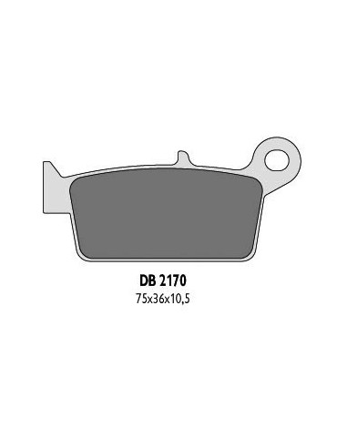 DELTA BRAKING KLOCKI HAMULCOWE KH131 TYŁ - ZASTĘPUJĄ DB2170MX-D ORAZ DB2170QD-D