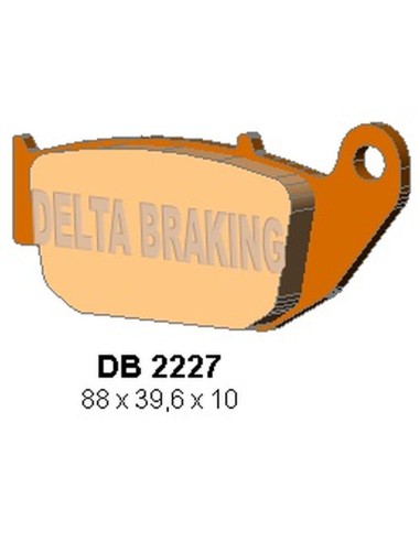 DELTA BRAKING KLOCKI HAMULCOWE KH629 HONDA CBR 125 '11-, CB 125 R / 300 R 18-, CRF 250 L 13-17, SUZUKI GSX-R / S 18-, TYŁ -