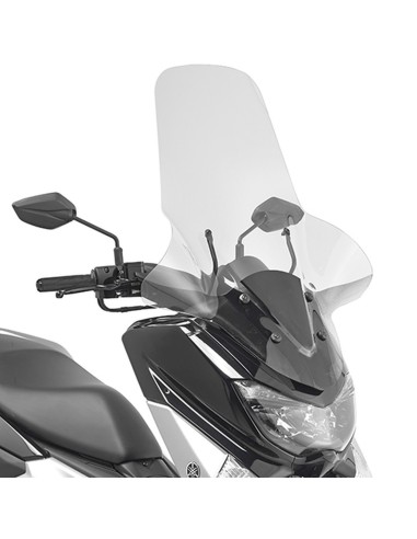 KAPPA SZYBA YAMAHA N-Max 125-155 (15-19) 81,5 X 64,5 CM PRZEZROCZYSTA - POTRZEBNE MOCOWANIE D2123KITK