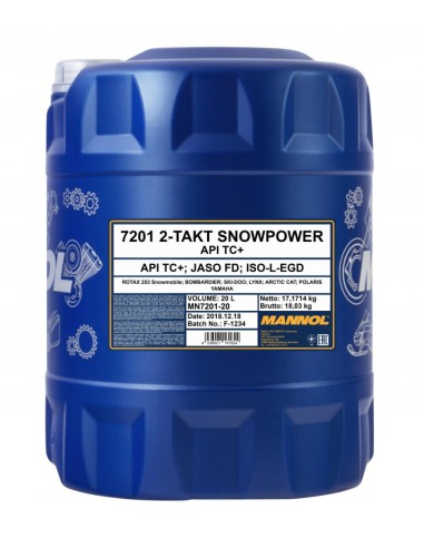 MANNOL 2T SNOWPOWER 20L (7201)