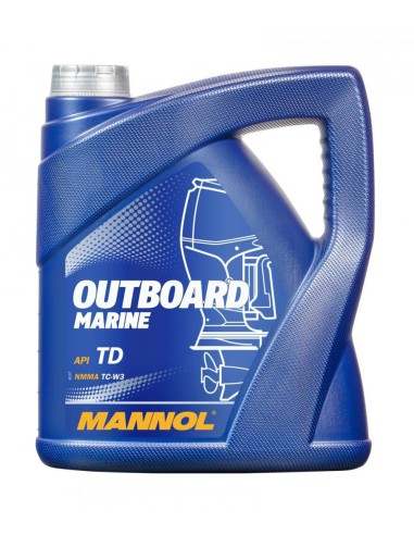 MANNOL OLEJ DO MIESZANKI 2T OUTBOARD MARINE TC-W3 API TD 4L (7207) (4)