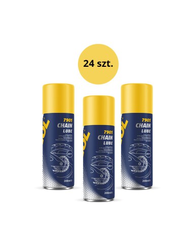 MANNOL CHAIN LUBE 200ML - SMAR DO ŁAŃCUCHA (7901) - KARTON 24 SZTUKI (PAKIET)