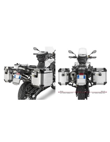 KAPPA STELAŻ KUFRÓW BOCZNYCH MONOKEY CAM SIDE BMW F 650 GS / F 800 GS (08-17), F 700 GS (13-17) - POD KUFRY KFR K'FORCE ALU