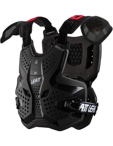 LEATT OSŁONA KLATKI PIERSIOWEJ (BUZER) CHEST PROTECTOR 3.5 PRO BLACK KOLOR CZARNY