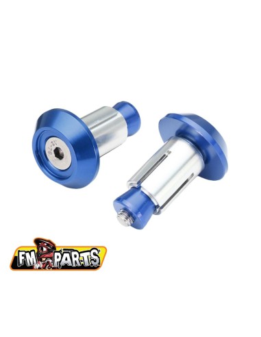 FM-PARTS KOŃCÓWKI KIEROWNICY/KORKI ALUMINIUM KOLOR NIEBIESKI