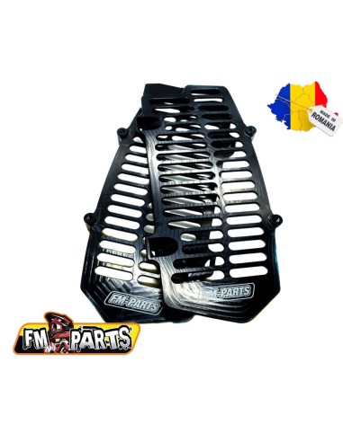 FM-PARTS OSŁONY CHŁODNICY (KRATKI) ALUMINIUM KTM/HUSQVARNA '20-23' KOLOR CZARNY