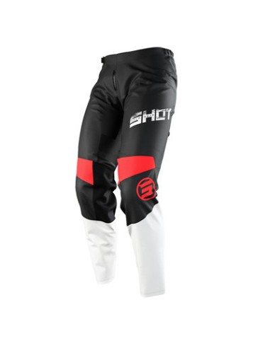 SHOT RACING WYPRZEDAŻ SPODNIE CROSS/ENDURO PANTS DEVO SLAM RED KOLOR CZERWONY ROZMIAR 28