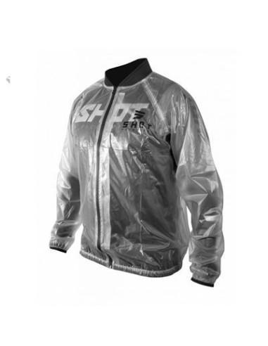 SHOT RACING WYPRZEDAŻ KURTKA PRZECIWDESZCZOWA DZIECIĘCA/JUNIOR WINDBREAKER JACKET KID KOLOR PRZEŹROCZYSTY ROZMIAR 6/7