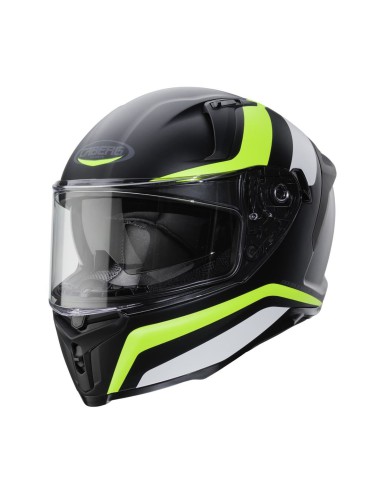 CABERG WYPRZEDAŻ KASK INTEGRALNY AVALON BLAST KOLOR CZARNY MAT/BIAŁY/ŻÓŁTY FLUO ROZMIAR XS