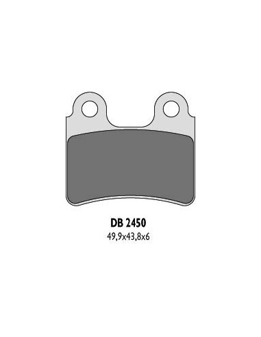 DELTA BRAKING KLOCKI HAMULCOWE KH303 - ZASTEPUJĄ DB2450QD-D I DB2450MX-D