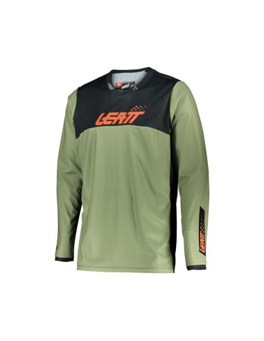 LEATT KOSZULKA MOTO 4.5 ENDURO JERSEY CACTUS KOLOR ZIELONY/CZARNY ROZMIAR M